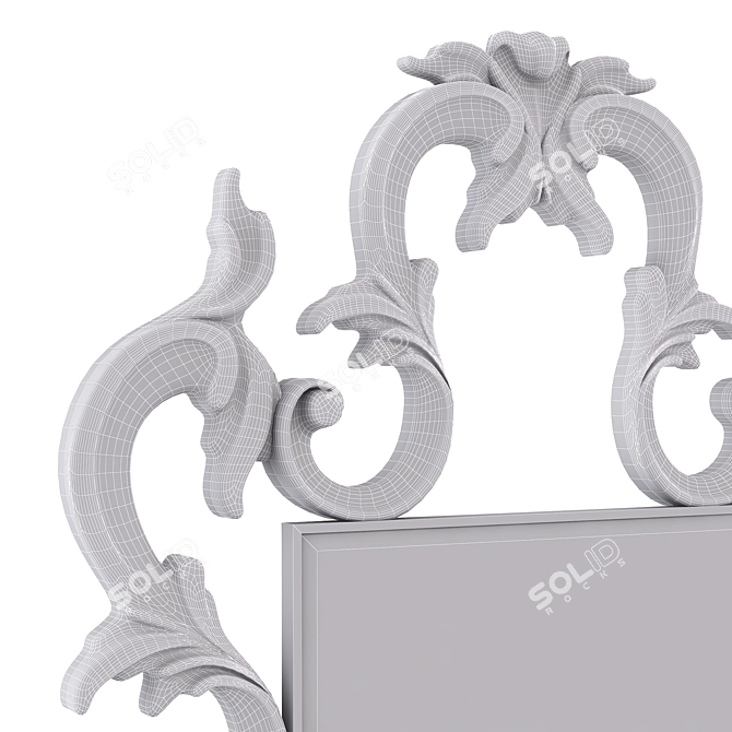 Elegant Landaluce Mirror 3D model image 3