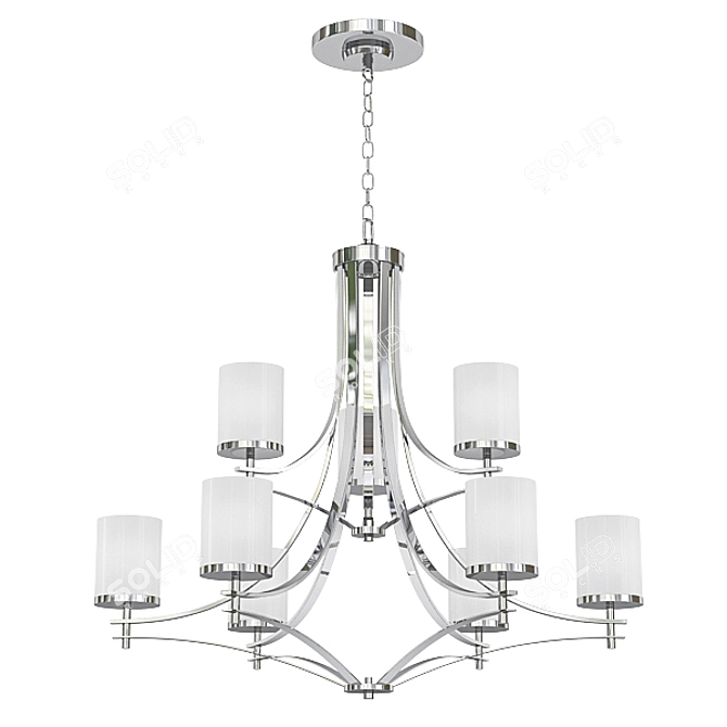 Modern Chandelier Collection: Set135 3D model image 3