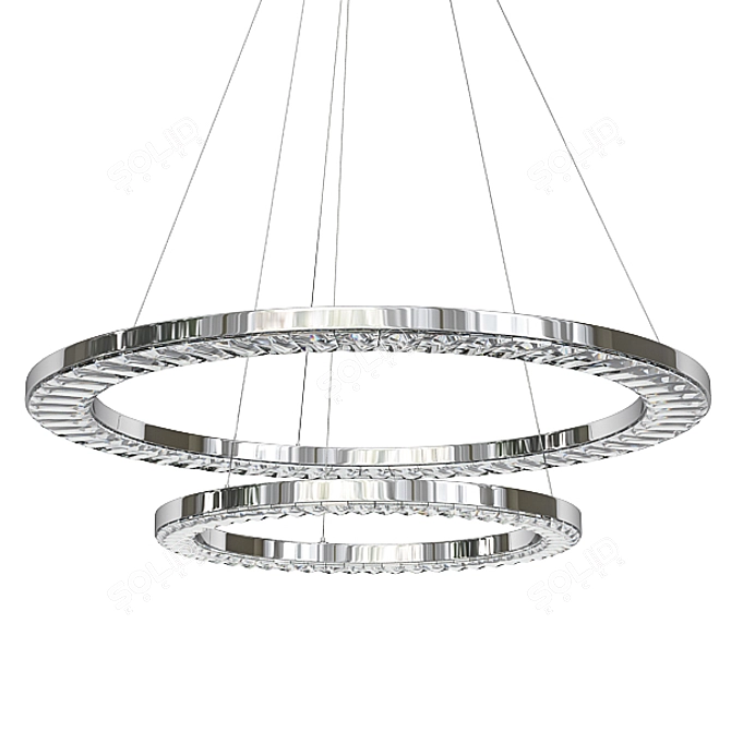 Modern Chandelier Collection: Set135 3D model image 4