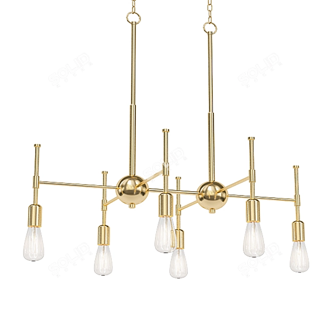Modern Chandelier Collection: Set135 3D model image 5