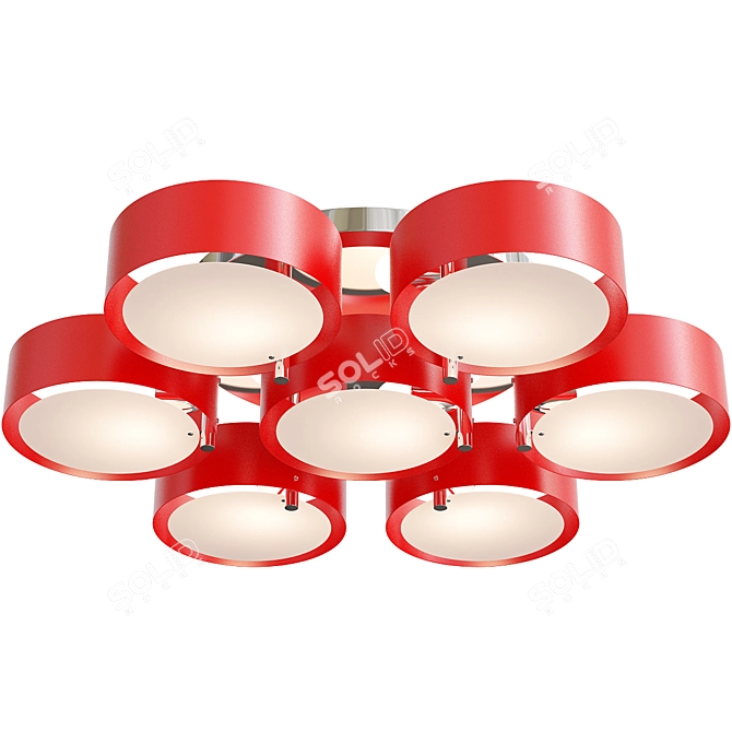 ST Luce Foresta 4-in-1 Ceiling Chandelier 3D model image 3