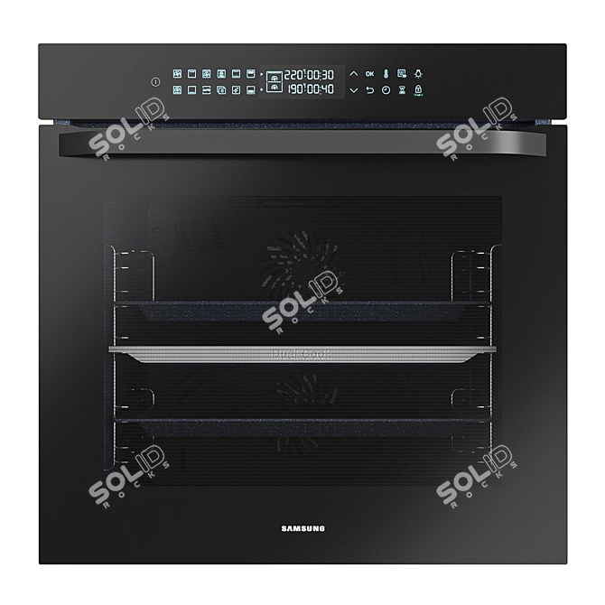 Samsung NV7000N: Versatile Built-in Oven 3D model image 1