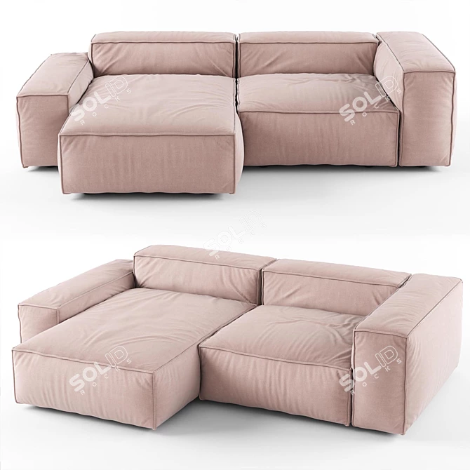 Modern Modular Sofa 3D model image 3