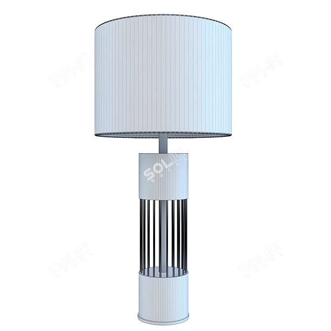 Elegant Poly Abajour Light 3D model image 2