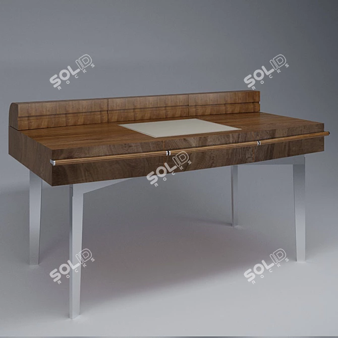Corona Writing Desk: Elegant Design & Comfort 3D model image 1
