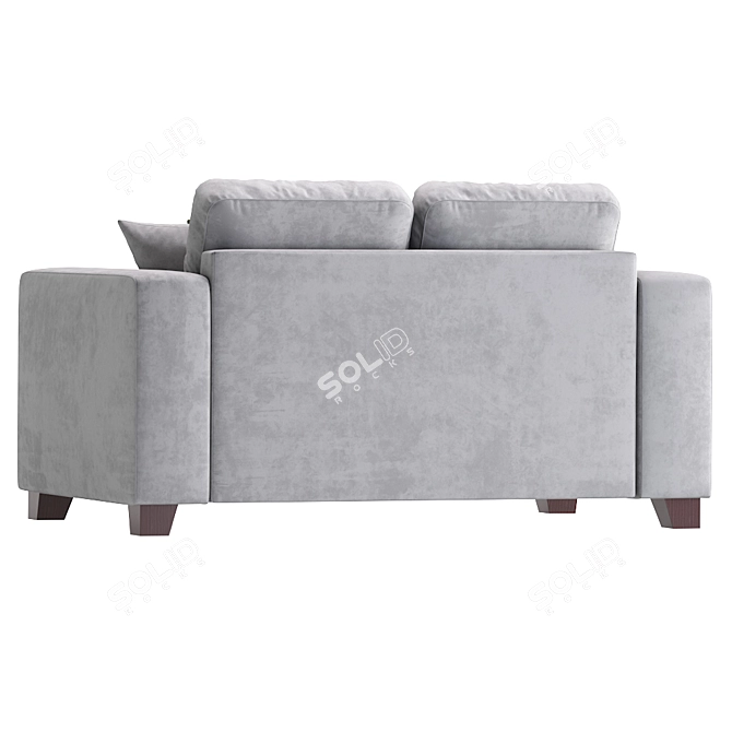 Modern Gray Sofa MT 3D model image 4