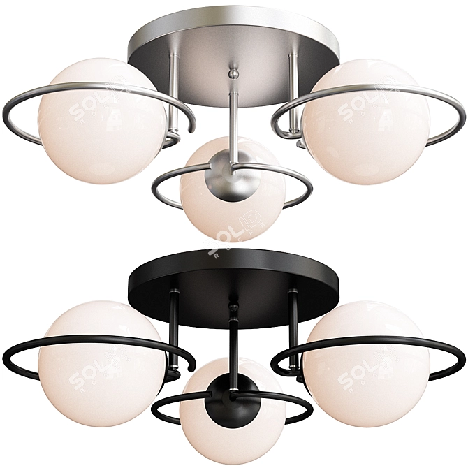 Modern ST Luce Galio Pendant Light 3D model image 1