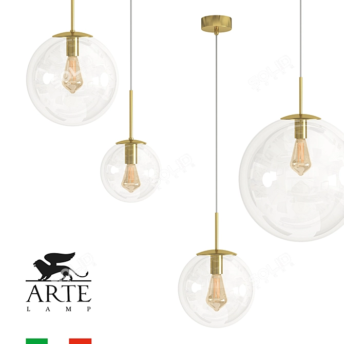 ARTE Lamp Volare - Modern Lighting Solution 3D model image 1