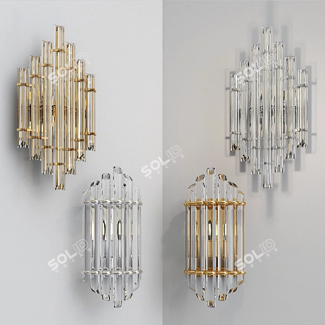 Cloyd Collection 2 Wall Sconce 3D model image 1