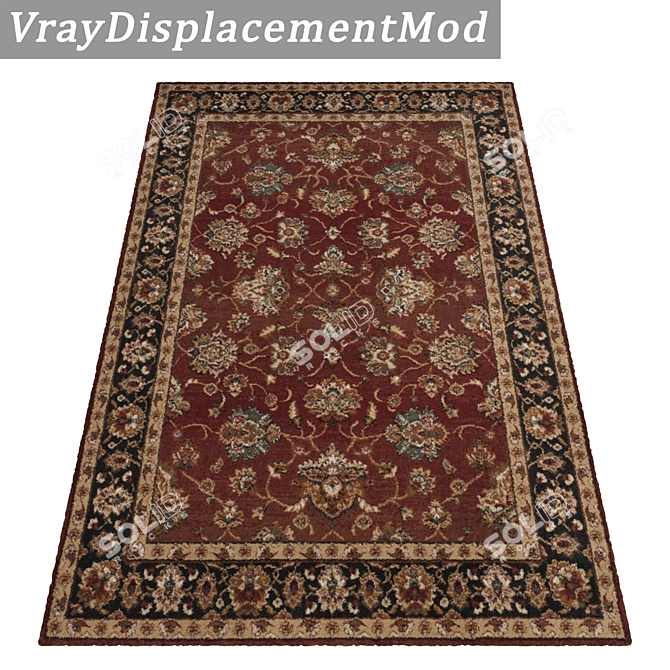 Luxury Carpet Set - High-Quality Textures 3D model image 3