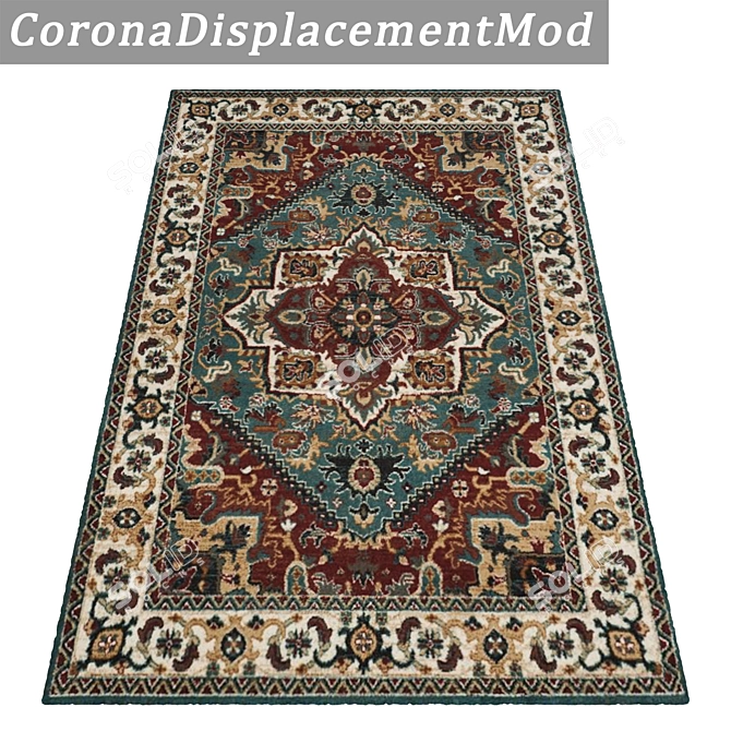 High-Quality Carpets Set 3D model image 4