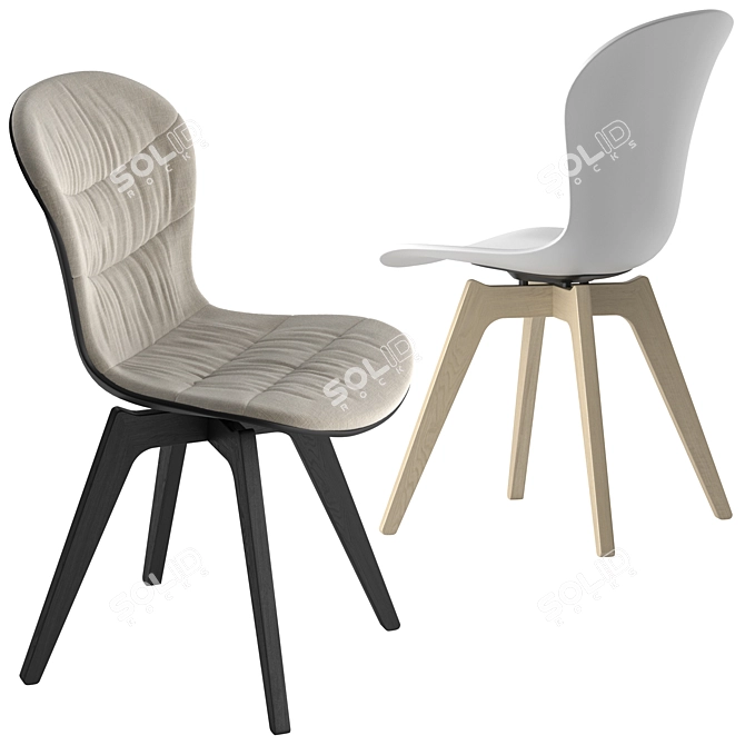 Boconcept Adelaide Chair: Sleek and Stylish Seating Solution 3D model image 2