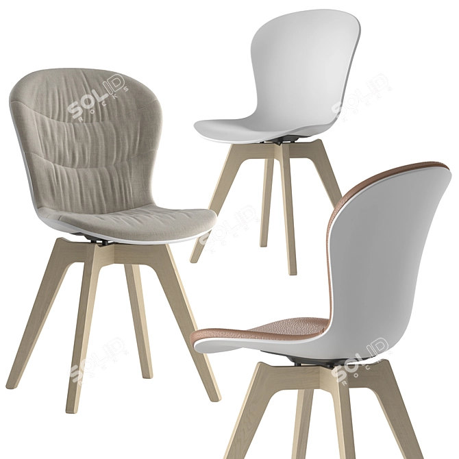 Boconcept Adelaide Chair: Sleek and Stylish Seating Solution 3D model image 3