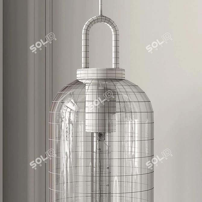 Modern Cylinder and Sphere Design: Lampatron Gauss 3D model image 4