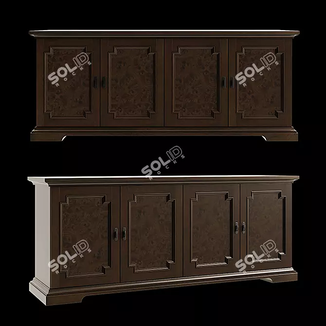 Lexington Corbett Media Console 3D model image 1