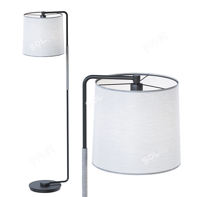 Barbara Barry Swing Floor Lamp - Elegant Lighting Choice 3D model image 1
