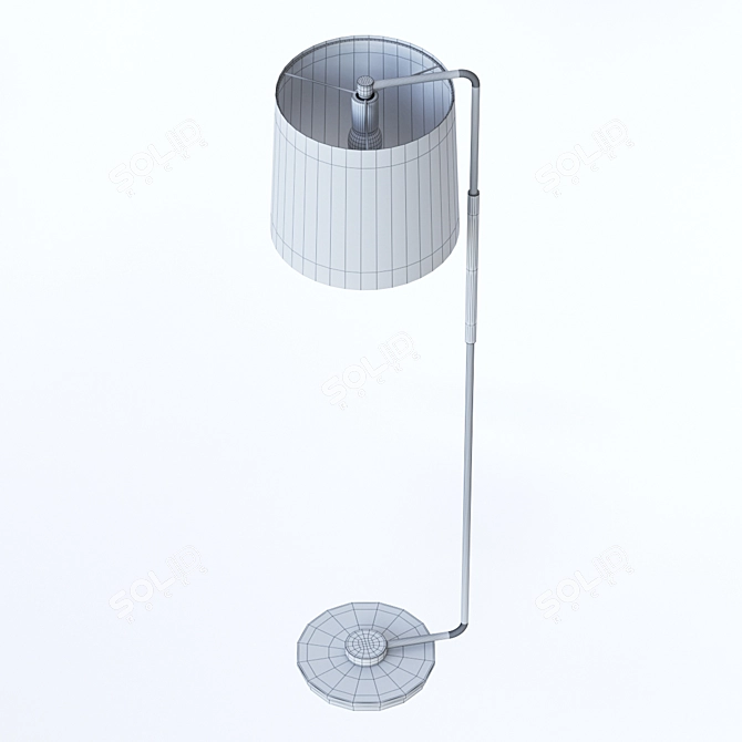 Barbara Barry Swing Floor Lamp - Elegant Lighting Choice 3D model image 3