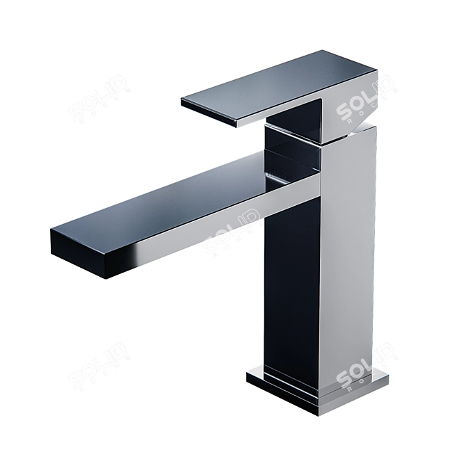 Modern Ergonomic Faucet Range 3D model image 1