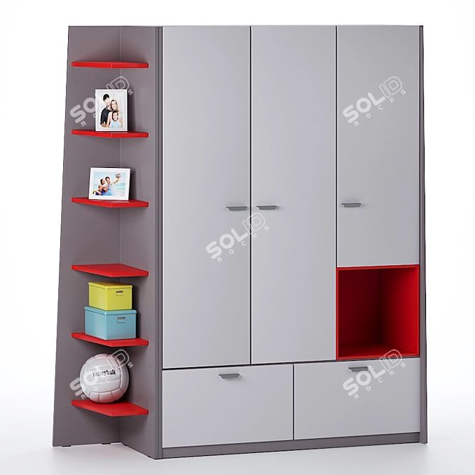 Modern Storage Solution: Stylish Cupboard 3D model image 1
