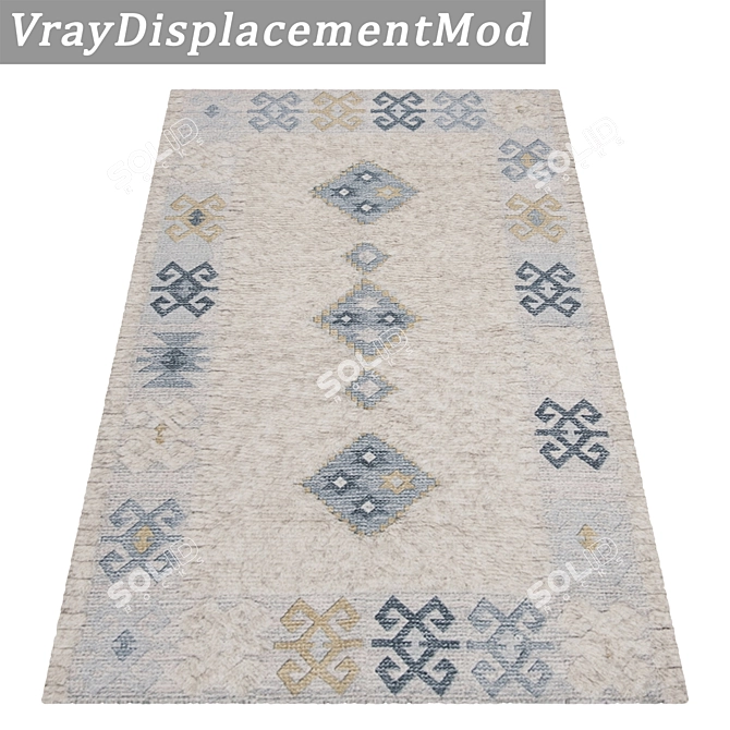 High-Quality Carpet Set 3D model image 1