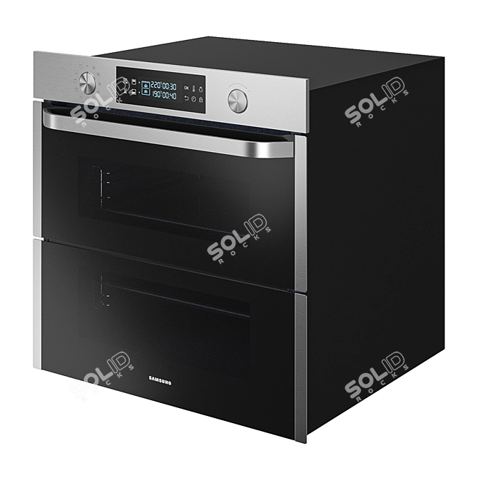 Title: Samsung NV7000N Built-In Oven 3D model image 2