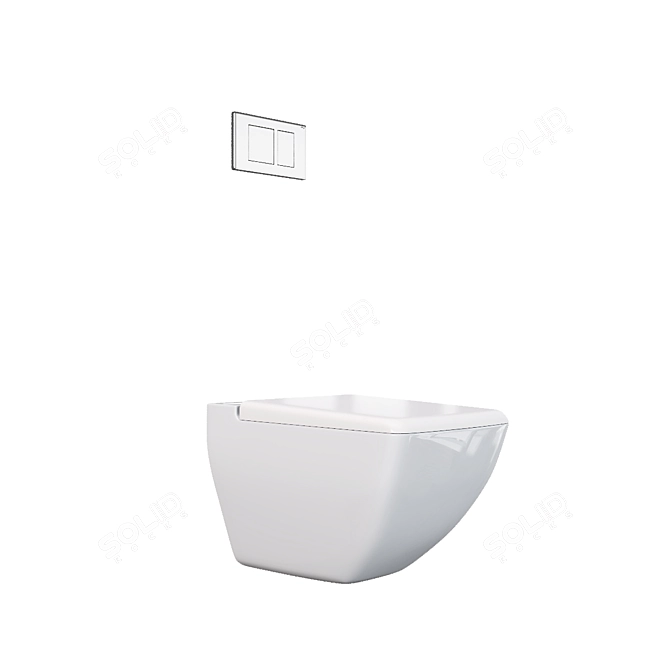 Laufen Palace Toilet Bowl 3D model image 1