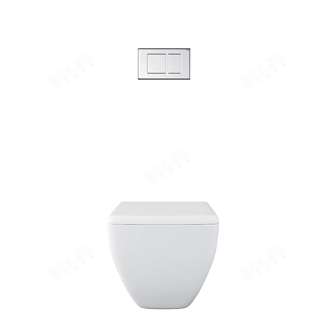 Laufen Palace Toilet Bowl 3D model image 2