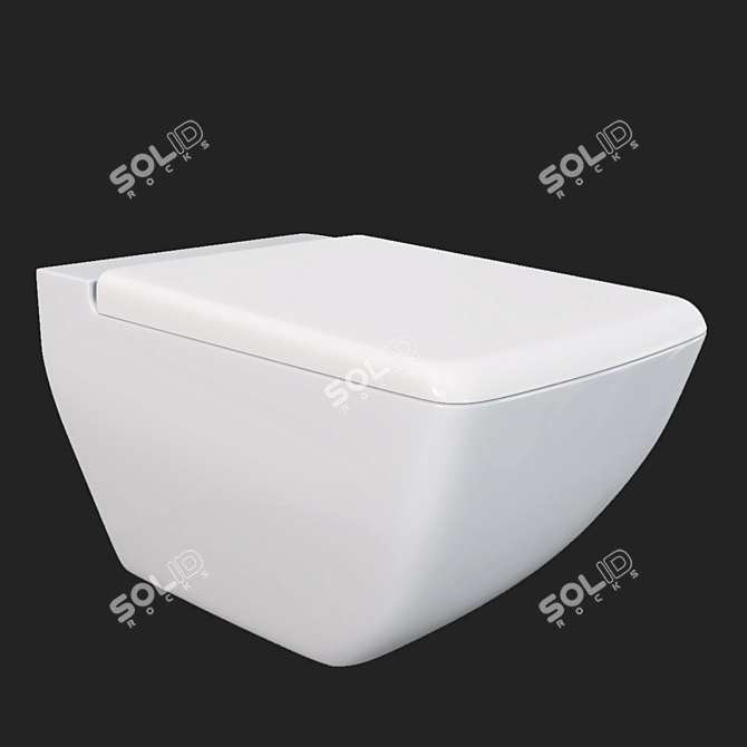 Laufen Palace Toilet Bowl 3D model image 3