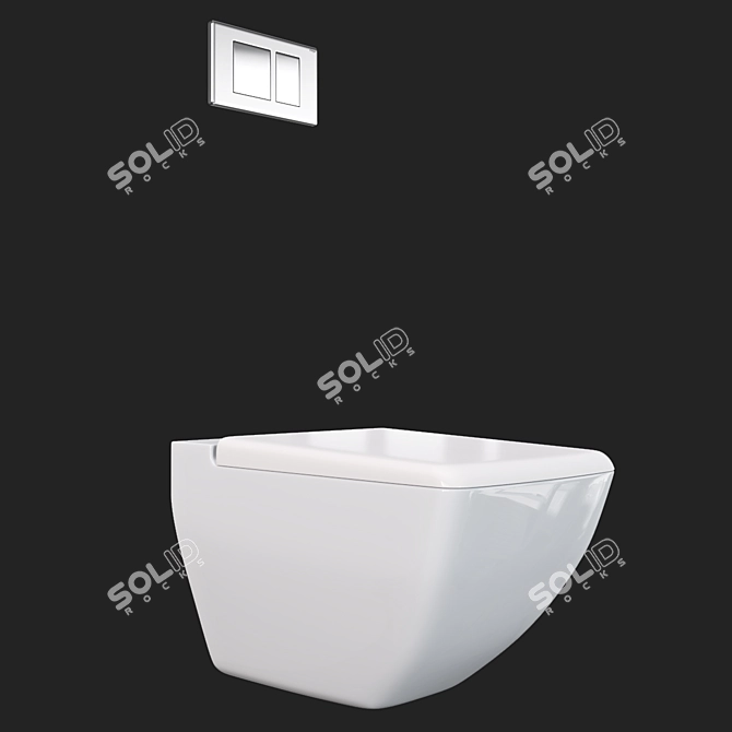 Laufen Palace Toilet Bowl 3D model image 4