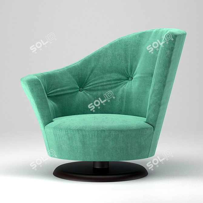 Luxurious Giorgetti Arabella Armchair 3D model image 2