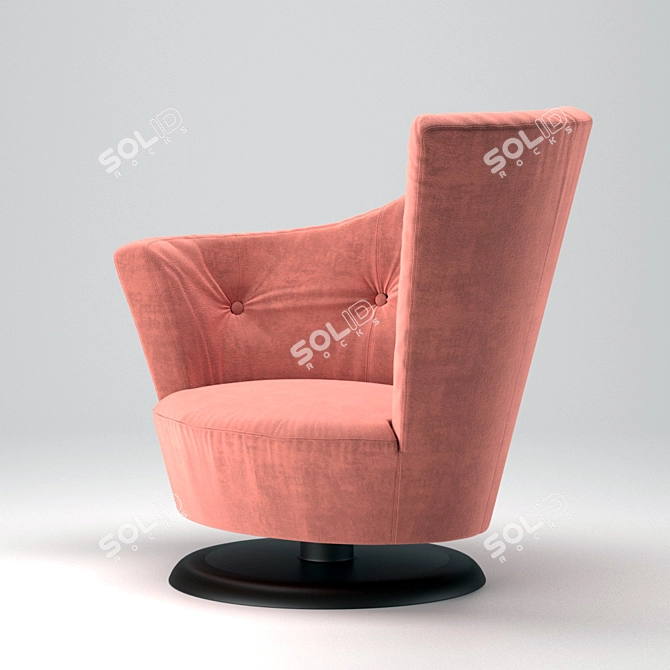 Luxurious Giorgetti Arabella Armchair 3D model image 3