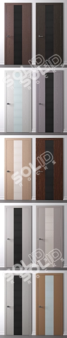 Title: Sofia Rain Door: Customize Your Style 3D model image 3