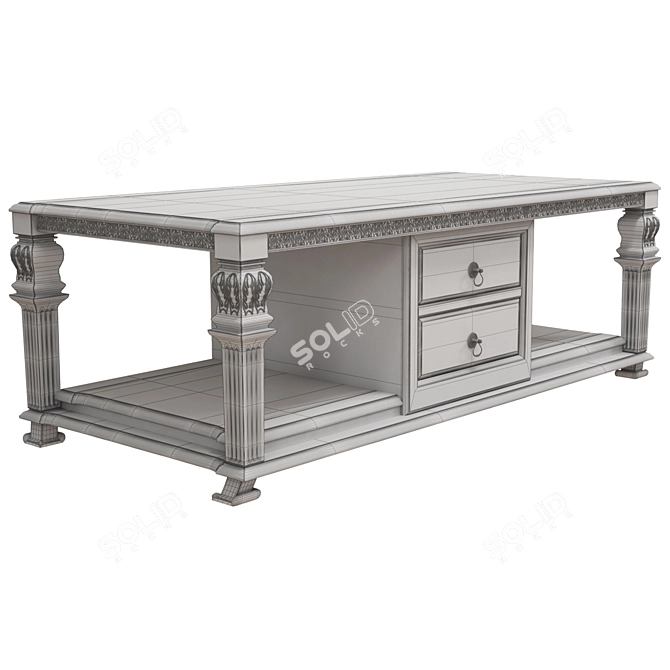 Modern 2015 Table: Versatile, Stylish 3D model image 3