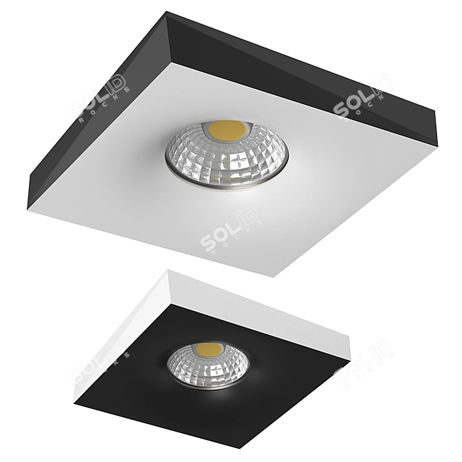 Miriade Lightstar: Sleek Recessed Spotlights 3D model image 2