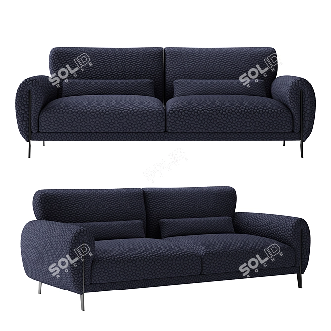 Modern Comfort Sofa 3D model image 1