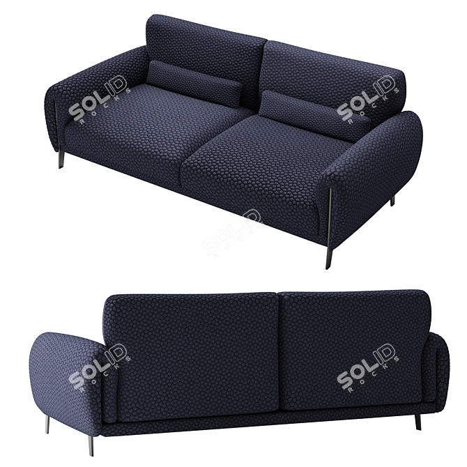 Modern Comfort Sofa 3D model image 2