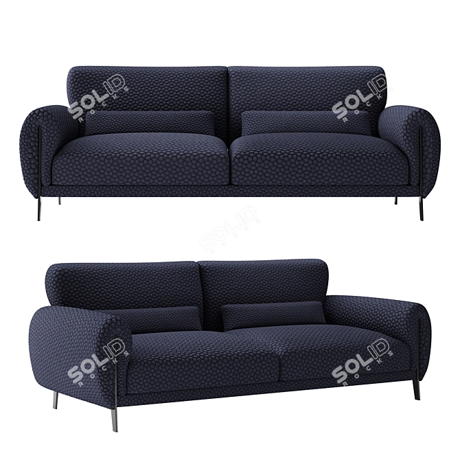 Modern Comfort Sofa 3D model image 4