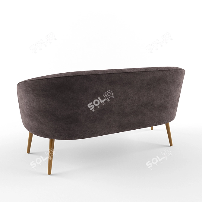 Modern 3D Couch: Multi/Sub-Object Material 3D model image 3