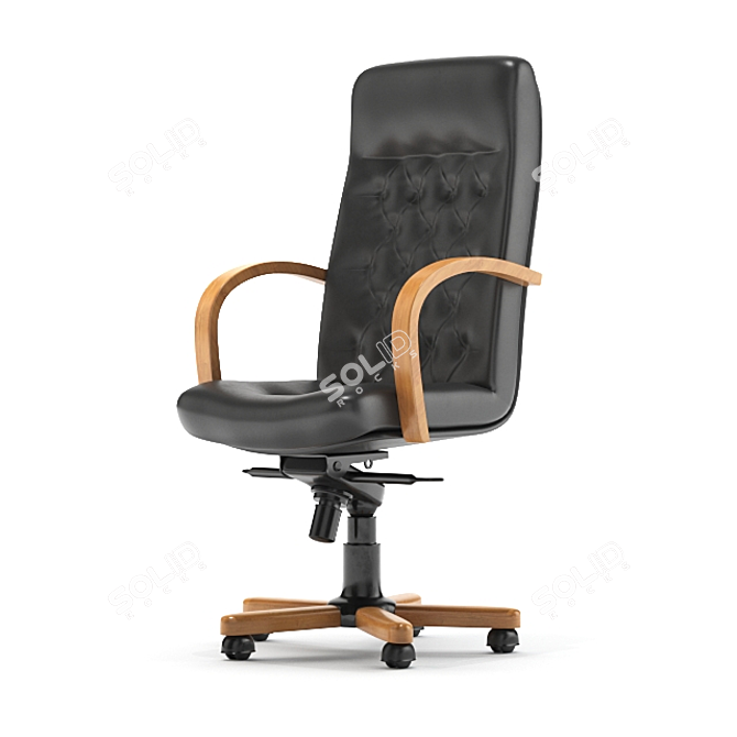 Fidel Extra: Ultimate Office Chair 3D model image 2