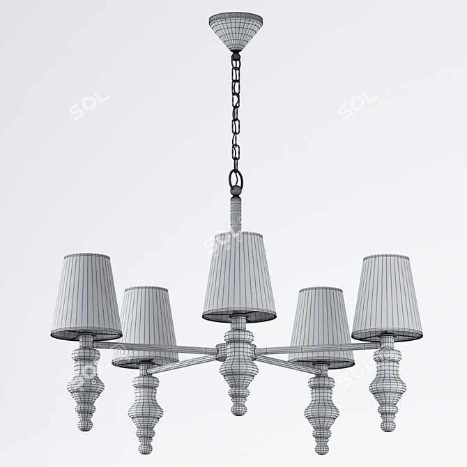 VILLA LUMI VITERBO Ceiling Light 3D model image 3