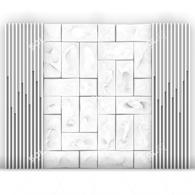 Elegant Panel - Wonders of Geometry 3D model image 4