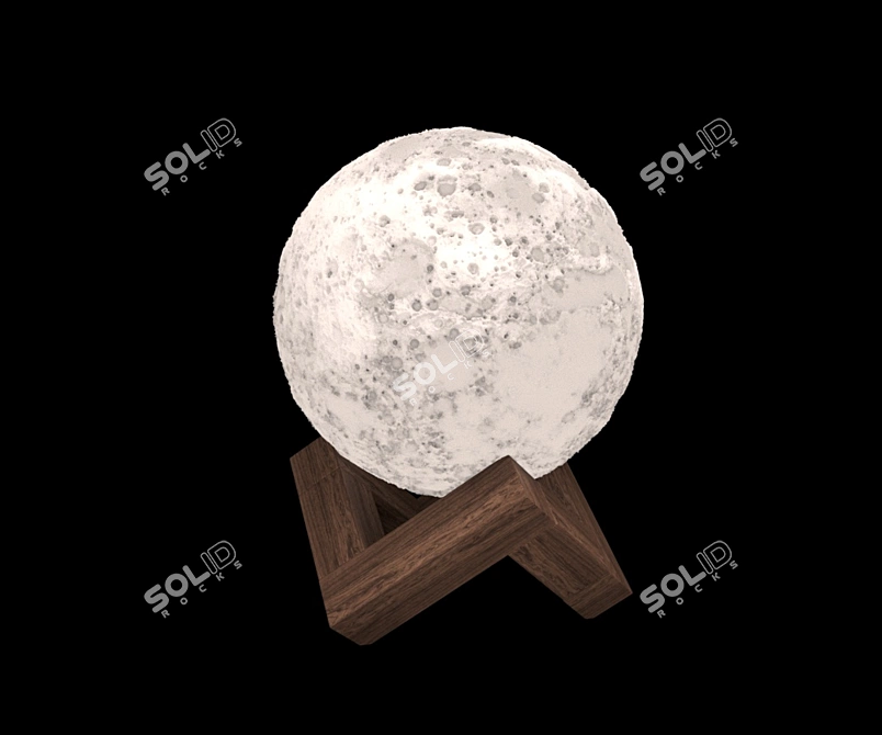 Magical Moony Lamp 3D model image 3