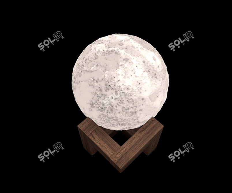 Magical Moony Lamp 3D model image 4