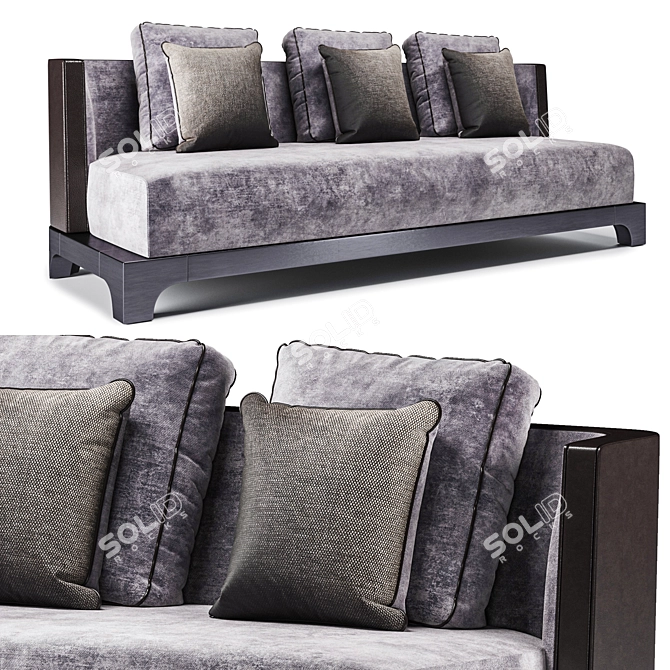 Eaton London Collection Sofa 3D model image 1