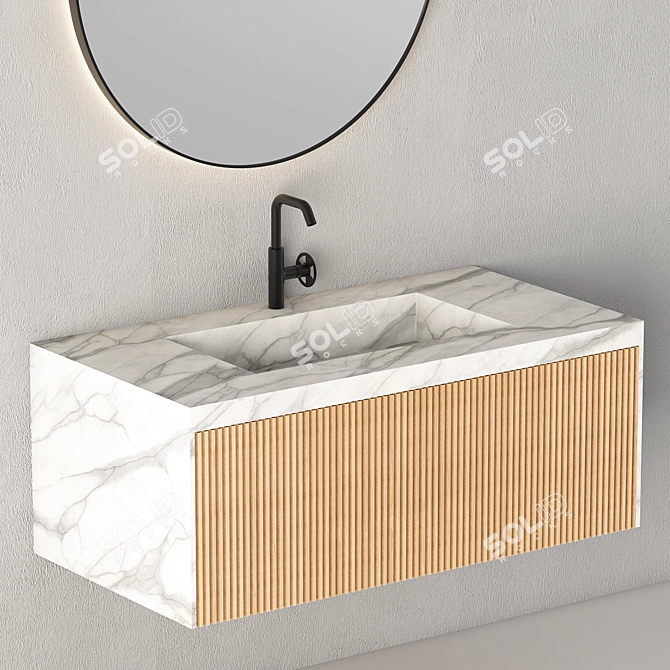 Sleek Vanity Set | No. 076 3D model image 2