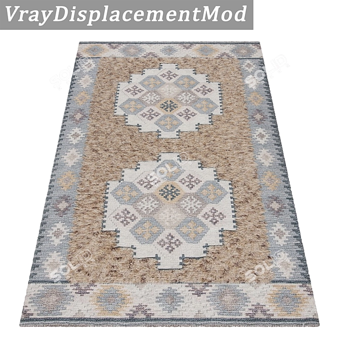 Luxury Carpet Set: High-quality Textures 3D model image 3