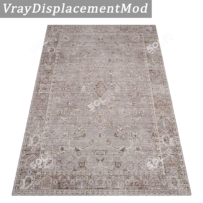 Luxury Carpet Set: High-Quality Textures 3D model image 3