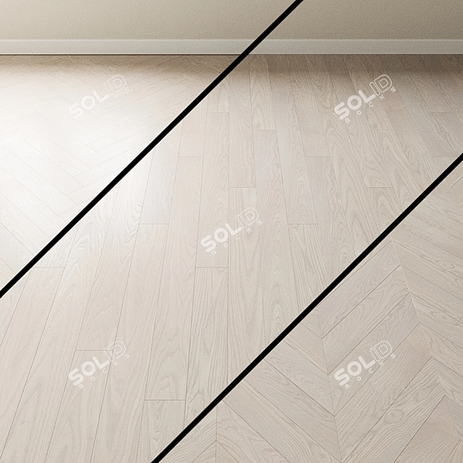 Inspire Ash Lavender Parquet 3D model image 1