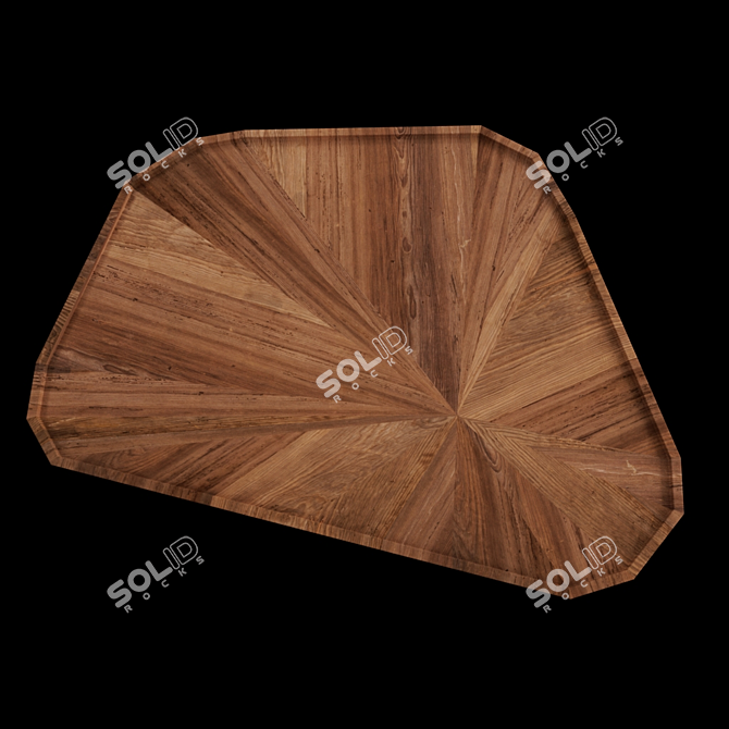 Elegant Webwood Coffee Table 3D model image 3