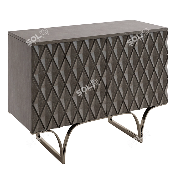 Strut Credenza: Timeless Elegance for Modern Spaces 3D model image 1